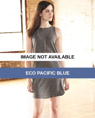 02828DA Alternative Ladies' Nautical Tank Dress ECO PACIFIC BLUE
