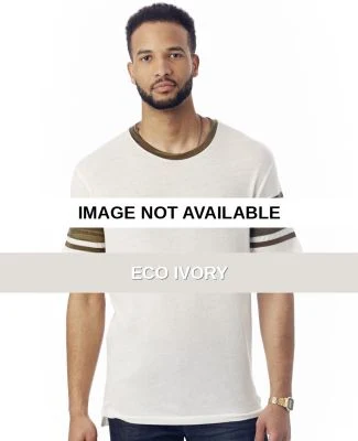 02818EA Alternative Men's Touchdown Camo T-Shirt ECO IVORY