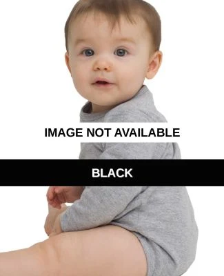 4041 American Apparel Infant Baby Rib Long Sleeve  Black