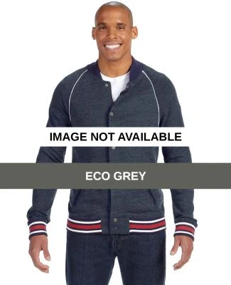 09589EC alternative Men's Baseball Jacket Eco Grey