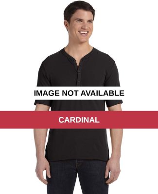 AA2055 Alternative Men's Short-sleeve Henley Cardinal