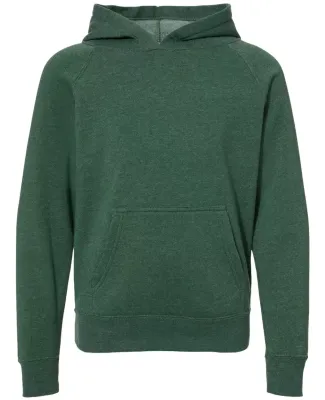 Independent Trading Co. PRM15YSB Youth Raglan Hood Moss