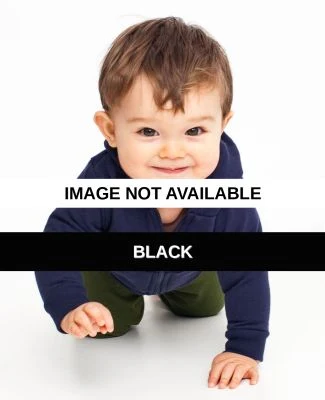5097 American Apparel Infant Fleece Zip-Up Hoody Black