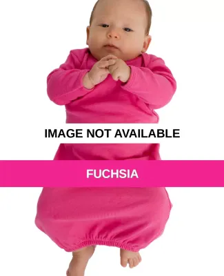 4083 American Apparel Infant Gown Fuchsia