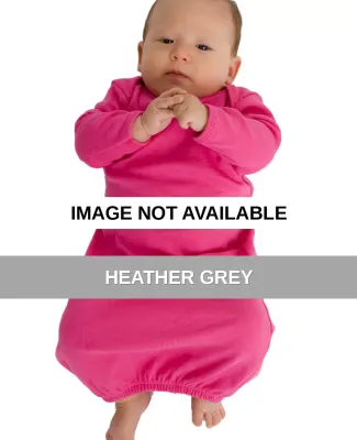 4083 American Apparel Infant Gown Heather Grey