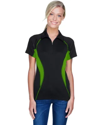 78657 Ash City - North End Sport Red Ladies' Serac BLACK/ ACID GRN