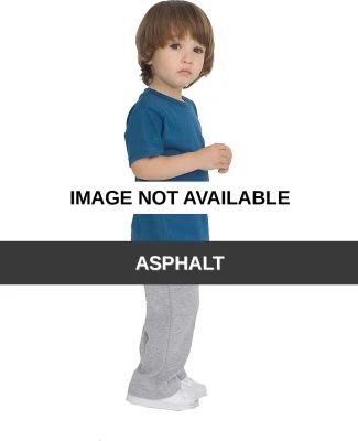 4132 American Apparel Toddler Baby Rib Karate Pant Asphalt