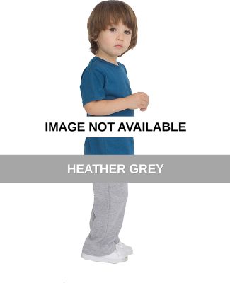 4132 American Apparel Toddler Baby Rib Karate Pant Heather Grey