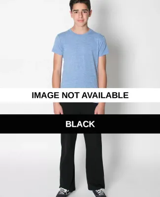 5250 American Apparel Youth Fleece Slim Fit Pant Black