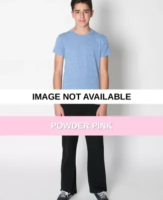 5250 American Apparel Youth Fleece Slim Fit Pant Powder Pink