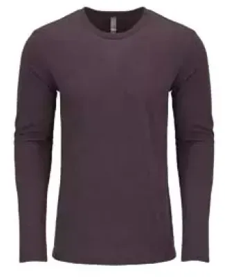 6071 Next Level Men's Triblend Long-Sleeve Crew Te in Vintage purple