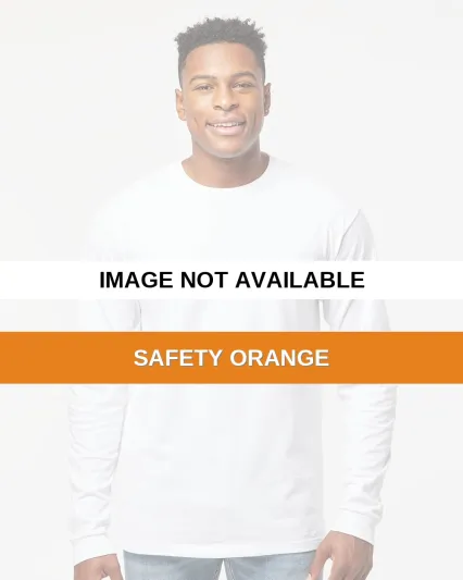 Tultex 0291TC Unisex Long Sleeve Tee Safety Orange