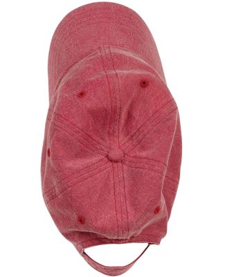 Authentic Pigment 1910 Pigment-Dyed Dad Hat in Nautical red