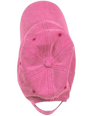 Authentic Pigment 1910 Pigment-Dyed Dad Hat in Flamingo