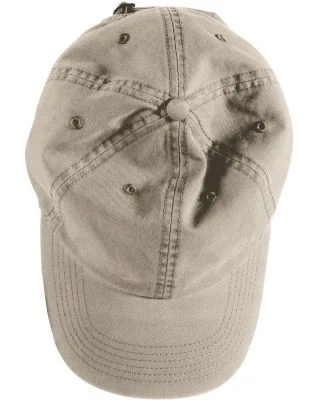 Authentic Pigment 1912 Direct-Dyed Dad Hat in Stone