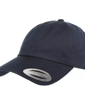 6245CM Yupoong Dad Hat Unstructured 6 Panel in Navy