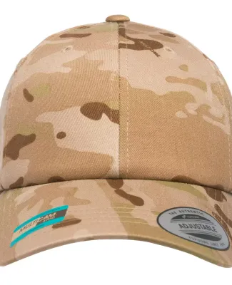 6245CM Yupoong Dad Hat Unstructured 6 Panel in Multicam arid