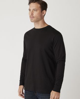 Cotton Heritage MC1182 Long Sleeve Cotton Tee in Black