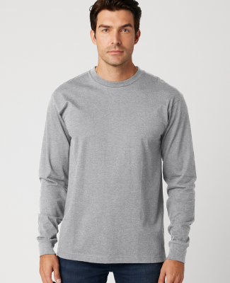 Cotton Heritage MC1182 Long Sleeve Cotton Tee in Athletic heather