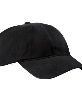 Port & Company CP77 Brushed Twill Dad Hat  Black
