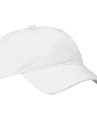 Port & Company CP77 Brushed Twill Dad Hat  White
