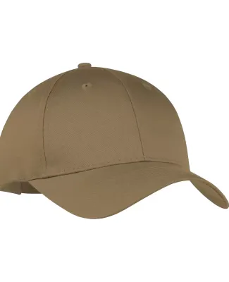 Port & Company CP80 Six-Panel Twill Cap Coyote Brown