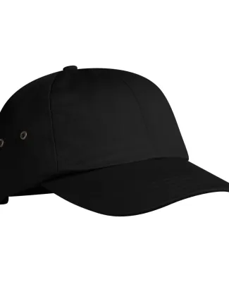 Port & Company CP81 Twill Dad Hat with Metal Eyele Black