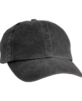 Port & Company CP84 Pigment-Dyed Dad Hat Black