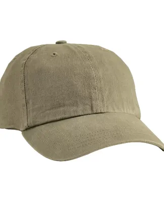 Port & Company CP84 Pigment-Dyed Dad Hat Khaki