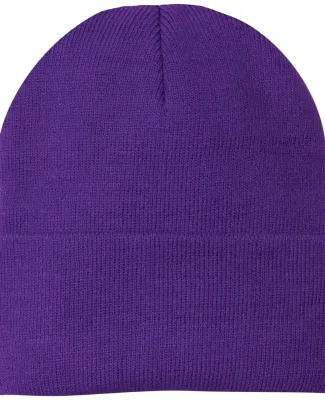 Port & Company CP90 Knit Beanie Athletic Prple