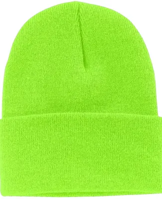 Port & Company CP90 Knit Beanie Neon Green
