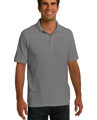 Port & Company KP150 Ring Spun Pique Polo  Medium Grey