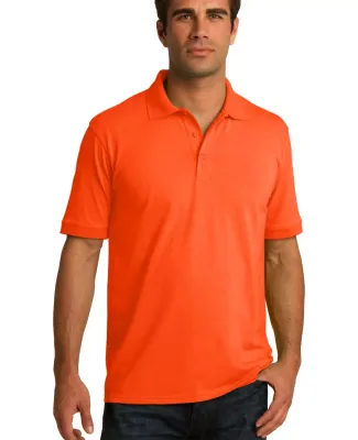 Port & Company KP55 Jersey Knit Polo Safety Orange