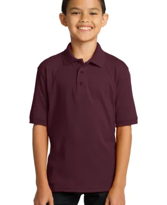 Port & Company KP55Y Youth 5.5-Ounce Jersey Knit P Athletic Marn