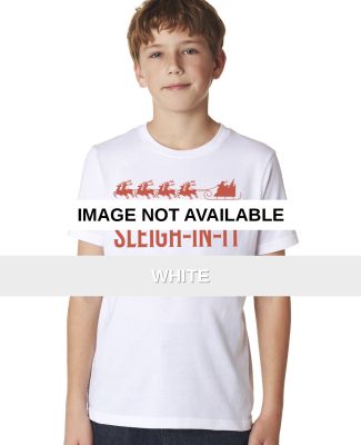 Sleigh-In-It Kids Printed Holiday Tee White