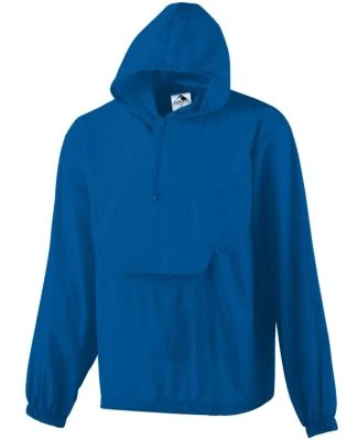 Augusta 3130 Pullover Rain Jacket with Pocket in Royal