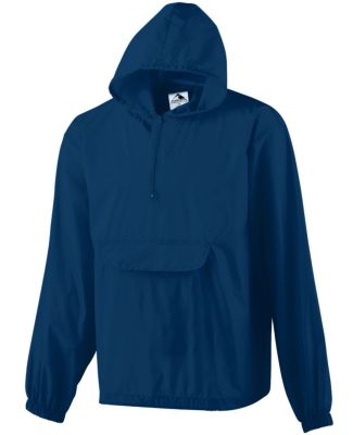 Augusta 3130 Pullover Rain Jacket with Pocket in Navy