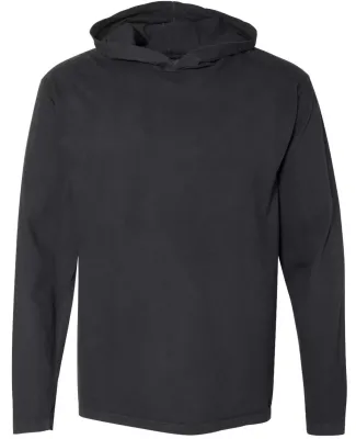 Comfort Colors 4900 Garment Dyed Hooded Long Sleev Black