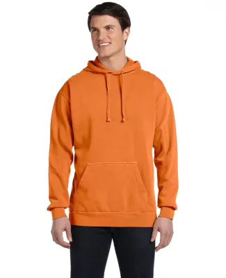 Comfort Colors 1567 Garment Dyed Hooded Pullover S in Burnt orange