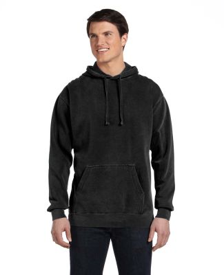 Comfort Colors 1567 Garment Dyed Hooded Pullover S Black