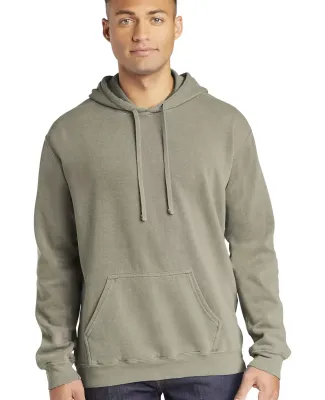 Comfort Colors 1567 Garment Dyed Hooded Pullover S in Grey