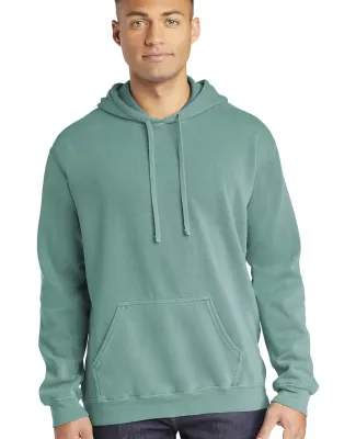 Comfort Colors 1567 Garment Dyed Hooded Pullover S in Seafoam