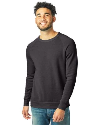 Alternative Apparel AA9575 Unisex Crew Neck Fleece in Eco true black