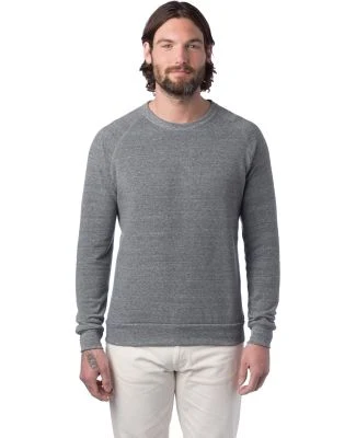 Alternative Apparel AA9575 Unisex Crew Neck Fleece in Eco grey