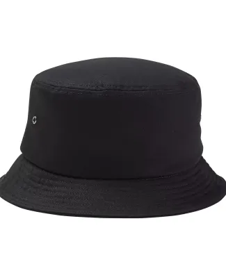 BA534 Big Accessories Metal Eyelet Bucket Cap in Black