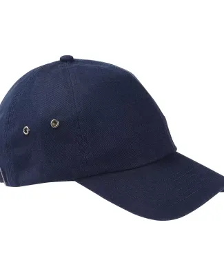 BA529 Big Accessories Washed Baseball Cap in Navy