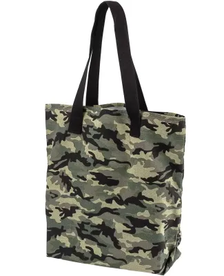BE066 BAGedge 12 oz. Canvas Print Tote in Forest camo