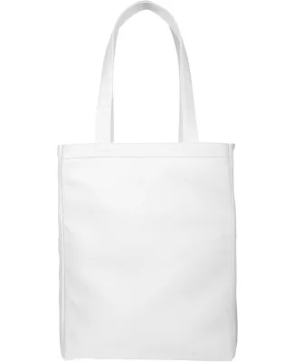 BE008 BAGedge 12 oz. Canvas Book Tote in White