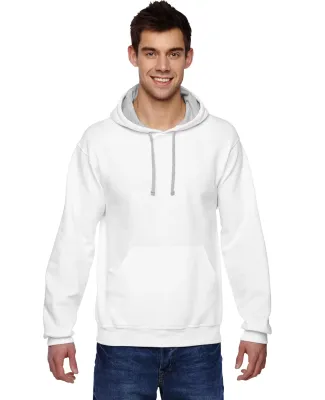 SF76R Fruit of the Loom 7.2 oz. Sofspun™ Hooded  White