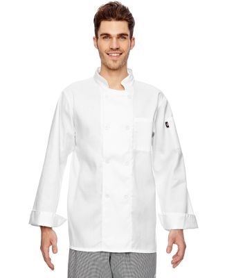 DC118 Dickies 7 oz. Eight Button Chef Coat White